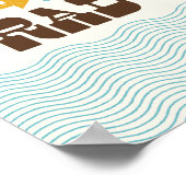 オールボードで素晴らしい波 ポスター (角)