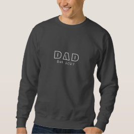 オールマイティなパパ記念イヤーTシャツ|パパおめでとうギフト スウェットシャツ