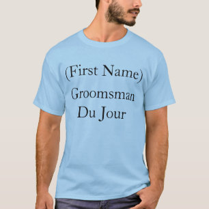 オールマイティーな花婿介添人（グルームスマン） Tシャツ