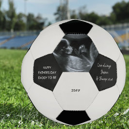 オールマイティーパパのための父の日ギフト - 産婦人科のエコー写真入りカスタムグッズ サッカーボール