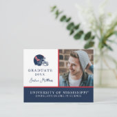 オールミスフットボールヘルメット | ダークブルー 案内ポストカード (スタンド正面)