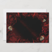 オールレッドローズ&スカルダークフローラバースデーパーティー 招待状 (裏面)