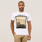 オールロードリードローマアドベンチャー – アイボリー背景 Tシャツ (正面フル)