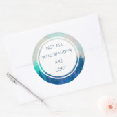 オールワンダートラベル引用文 ラウンドシール (封筒)