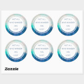 オールワンダートラベル引用文 ラウンドシール (シート)