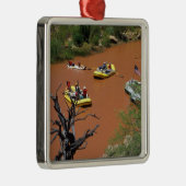 オール動力筏がコロラド川に変わる メタルオーナメント (右)