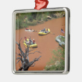 オール動力筏がコロラド川に変わる メタルオーナメント (左)