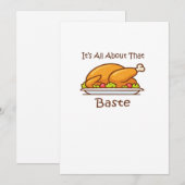 オール・アバウト・ザット・ベース（感謝祭）トレンディ シーズンカード (正面/裏面)
