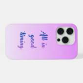 オール・イン・グッド・タイミング モバイルカバー iPhoneケース (裏面横)
