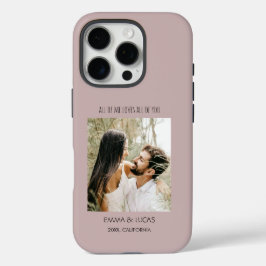 オール・オブ・ミー・ラブス・オール・オブ・ユー カスタムフォトコラージュ iPhone 16 PROケース