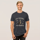 オール・オプシーズ・ノー・デイジーズ 楽しい トライブレンドTシャツ (正面全面)