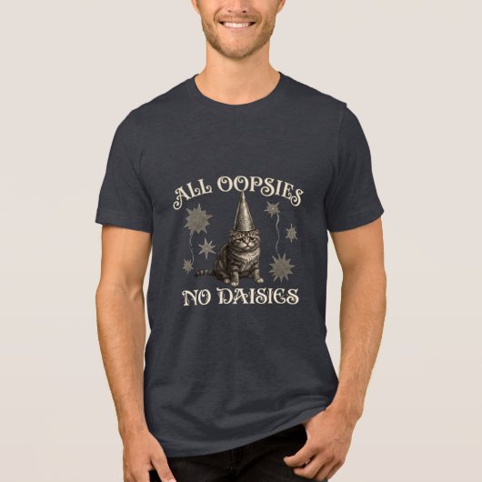 オール・オプシーズ・ノー・デイジーズ 楽しい トライブレンドTシャツ (正面)