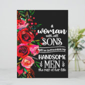 『オール・サンズ・ギフト』を持つ女性の母の日の贈り物アイディア メニュー (スタンド正面)