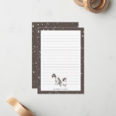 オール·ザ·ザ·ジャズ|ジャズをテーマにしたスタティオナル ノートカード (正面/裏面インサイチュ)