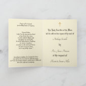 『オール・ソウル・デイ・カトリック・マササファリング』 カード (内部)