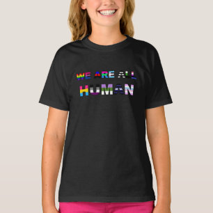 オール・ヒューマン・ブラック Tシャツ