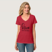 オール・ユー・ニード・イズ・ラブ Tee Tシャツ (正面フル)