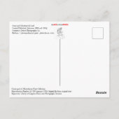 オーレイとシルバートン有料道路 ポストカード (裏面)