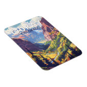 オーレイコロラドトラベルアートヴィンテージ マグネット (右側)