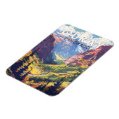 オーレイコロラドトラベルアートヴィンテージ マグネット (左側)