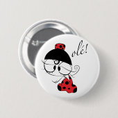 オーレフラメンコのダンサー! 缶バッジ (正面&裏面)