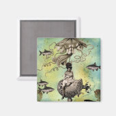 オーレリアと彼女のゼリー巡洋艦 マグネット (正面/裏面)