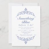 オーレリアチノワセリーオーレリアッツブルーブライダルシャワー 招待状 (正面)