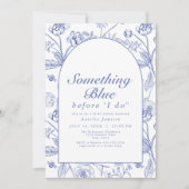 オーレリアチノワセリーオーレリアッツブルーブライダルシャワー 招待状 (正面)