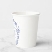 オーレリアチノワセリーオーレリアッツブルーブライダルシャワー 紙コップ (左)