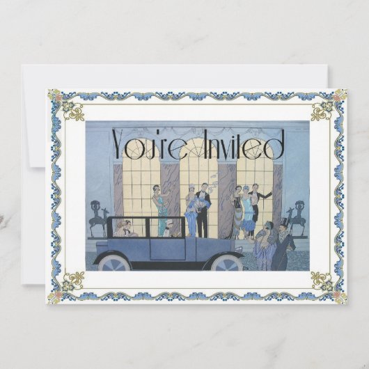 オーレヴォワール招待状 招待状 (正面)