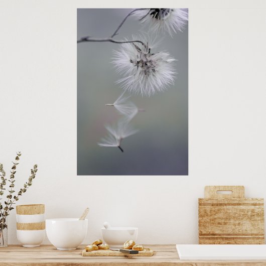 オーレヴォワール秋の花離れ種子のCC0116 ポスター (キッチン)