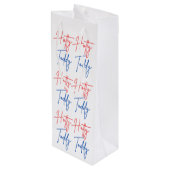 オーレ恋しく思ワイン抱き枕 ワインギフトバッグ (裏面アングル)