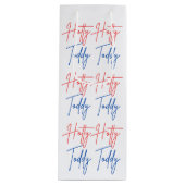 オーレ恋しく思ワイン抱き枕 ワインギフトバッグ (正面)