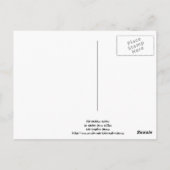 オーレ西部のギターの郵便はがき ポストカード (裏面)