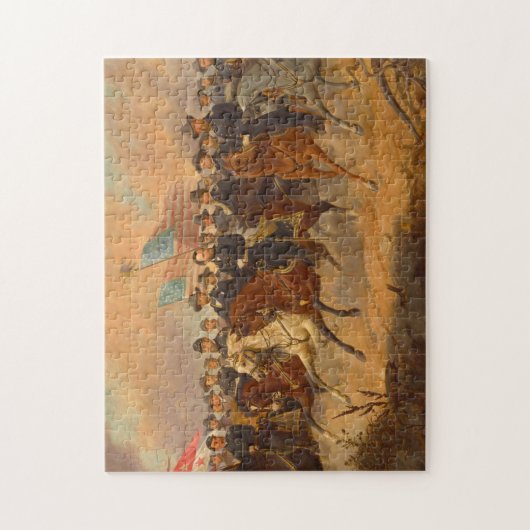 オーレ・ピーター・ハンセン・バリングによるグラントと彼の将軍 ジグソーパズル (縦)