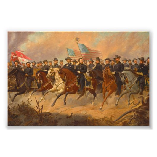 オーレ・ピーター・ハンセン・バリングによるグラントと彼の将軍 フォトプリント            (正面)