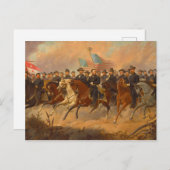 オーレ・ピーター・ハンセン・バリングによるグラントと彼の将軍 ポストカード (正面/裏面)