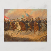 オーレ・ピーター・ハンセン・バリングによるグラントと彼の将軍 ポストカード (正面)
