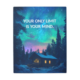 オーロやる気を起こさせるラ引用文 メタルプリント