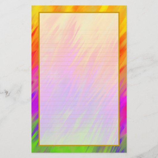 オーロカラフルラIII並素晴らし文房具 便箋 (正面)