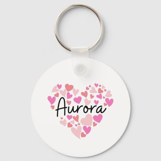 オーロラが大好き キーホルダー (正面)