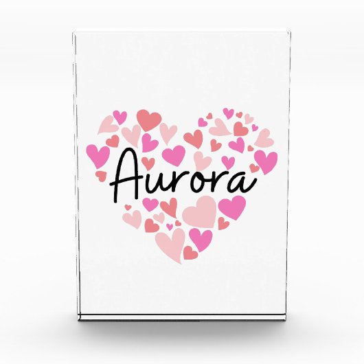 オーロラが大好き フォトブロック (正面)