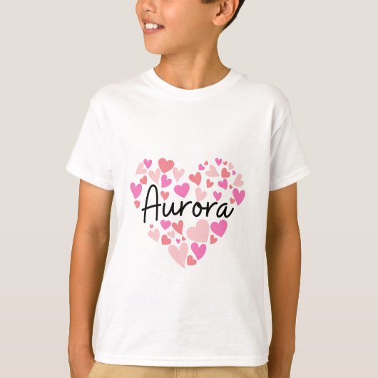 オーロラが大好き Tシャツ (正面)