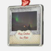 オーロラとザスターオンザマウンテンオーナメント メタルオーナメント (左)