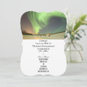 オーロラのメニュー 結婚式のゲスト 花嫁 招待状 (スタンド正面)