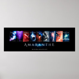 オーロラのラプソディーカバーコラージュ(36x12) ポスター