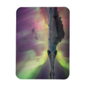オーロラの光がラグーンに反射 マグネット (縦)