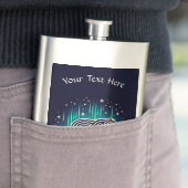 オーロラの光の下に乗る フラスク (インサイチュ)