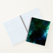 オーロラの夜空のノート ノートブック (内部)