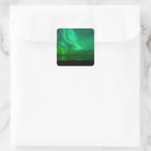 オーロラの夜 スクエアシール (バッグ)